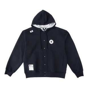 Converse匡威男外套春季新品连帽假两件休闲运动风夹克MCJ696-023