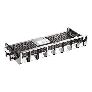 浴室免打孔家用花洒支架托盘置物架淋浴房沐浴露卫生间淋浴杆挂架