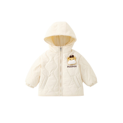 DUUDUU男童夹棉外套冬季2025新款a类小童棉袄外出服加厚宝宝棉服