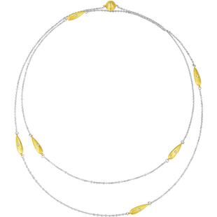 ZEGL真柳设计师长期主义系列镀14K金简约项链女轻奢毛衣链配饰品