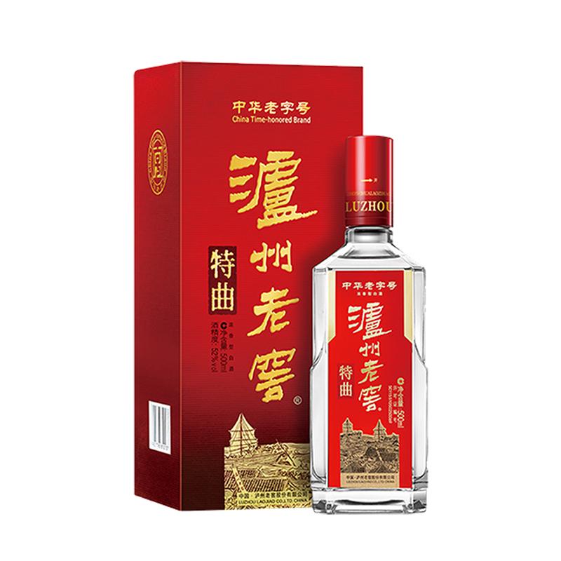 泸州老窖特曲52度浓香型高度白酒酒水新老包装随机发500mL*1瓶