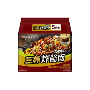 三养炸酱面122g*5袋夜宵方便面拉面泡面