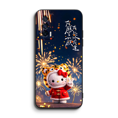 秋昊适用于vivoiqooneo5新款彩绘iqooneo5手机保护套v2055a时尚潮流ipooneo5韩系超萌动漫vIvo硅胶防摔壳ipoo