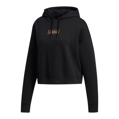 阿迪达斯女子加绒休闲连帽卫衣