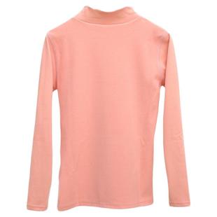 秋冬加绒加厚保暖T恤绒女上衣发德双面磨毛高领热长袖修身打底衫