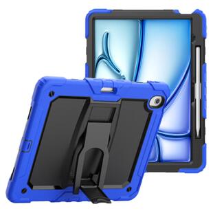 适用ipadpro11寸保护套全包13寸带笔槽支架一体22款10代air5/6/七八九代硅胶防摔儿童无盖可横放支撑防弯肩带