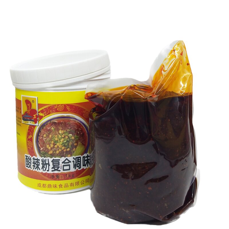 味不摆酸辣粉调味桶装四川1kg桶