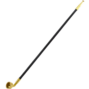 加长型大号黄铜旱烟袋锅子纪晓岚复古烟斗长烟杆舞台道具礼品可抽