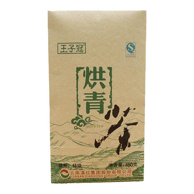 2026云南凤庆滇绿大叶种凤牌绿茶王子冠特级烘青明前口粮散茶450g