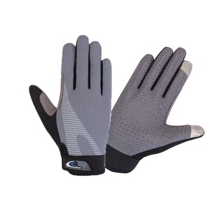 骑行手套男女夏季 触 冰丝耐磨全指户外运动屏开车健身登山防滑薄款