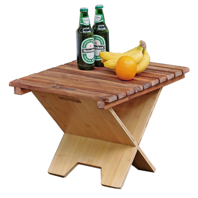 CAPTAINSTAG户外露营实木置物架