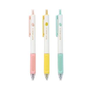 【博主同款】晨光小毛刷按动中性笔MASMARCU顺滑速干刷题笔学生专用文具高颜值大容量书写按摩护套ST笔尖黑色