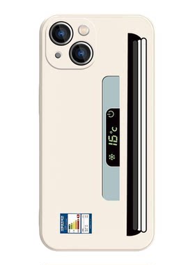 情侣空调遥控器iphone手机壳苹果18promax华为mate70抽象OPPOA57恶搞小米15红米K70小众VIVOX300古怪独特壳