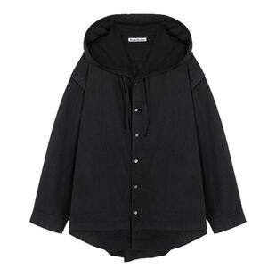 ACNE STUDIOS 新款男士单排扣连帽长袖休闲衬衫银泰百货 301574