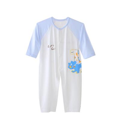莫代尔婴儿连体衣偶园家居服薄款