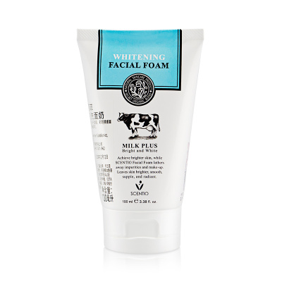 泰国美丽蓓菲牛奶洗面奶女氨基酸深层清洁男补水保湿洁面乳