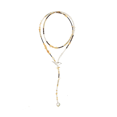 朗睦原创设计文艺ins风毛衣链女