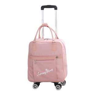 拉杆旅行包女大容量手提短途旅游学生双肩背包登机潮流出差