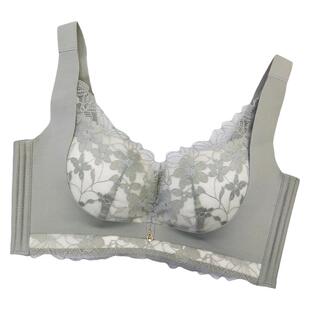 赛芬3716天然乳胶杯舒适无钢圈文胸中厚加宽侧收防下垂聚拢内衣女