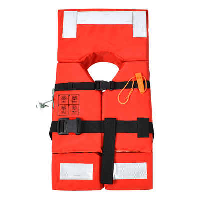 CCS认证救生衣成人儿童内河三片式自动充气海事船用工作救生衣灯