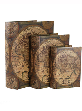 复古怀旧木质皮革仿真摄影假书