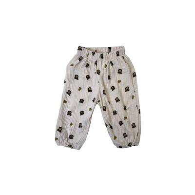 歪妞韩国童装双层纱布防蚊