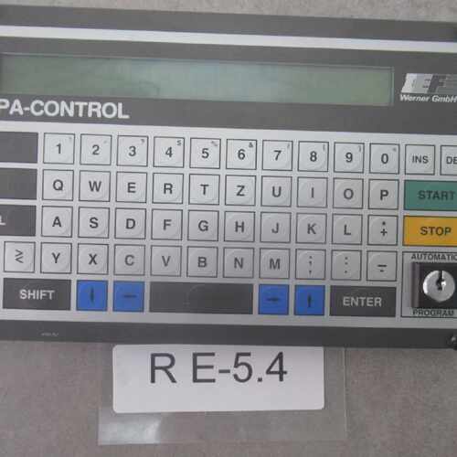 IEF Werner PA-Control Operator Panel With Sharp LM40X21A LCD