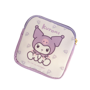 卫生巾姨妈巾收纳包月事小包学生便携随身可爱少女帆布库洛米花花