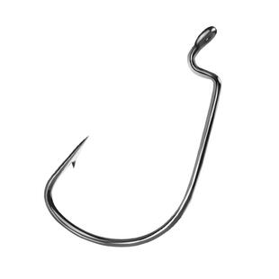 曲柄钩宽腹50枚路亚鱼钩窄腹鲈鱼海钓鲅鱼散钩德州倒钓钓组专用