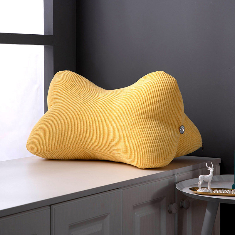 护腰骨头枕床头靠垫办公室沙发靠背抱枕孕妇腰枕脚垫抬腿枕简约
