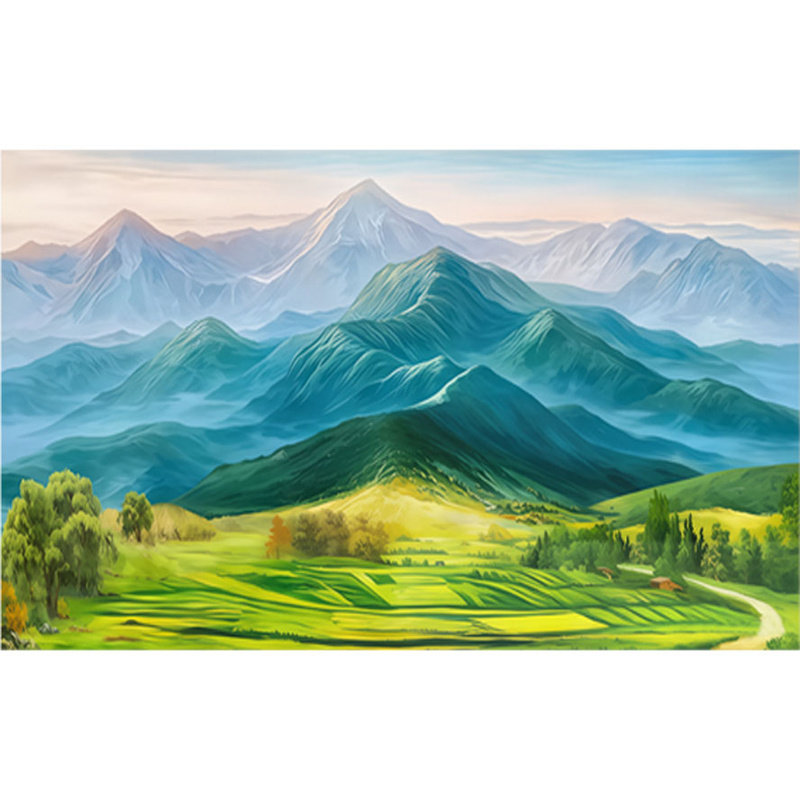 定制金山靠山图静电无胶磨砂贴膜