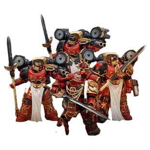 JOYTOY暗源战锤荷鲁斯之乱 圣血天使破晓者&拉多隆 1:18可动兵人