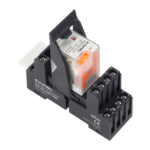 恩爵ENMG中间继电器RXM2AB1D24直流24VDC交流220V小型电磁继电器