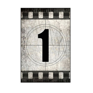 电影院装饰画影吧私人影院影视传媒公司放映机复古美式餐厅挂画