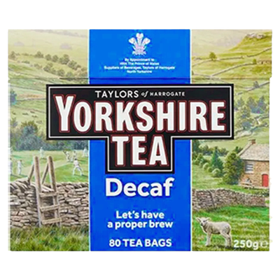 约克夏茶低因红茶茶包80片
