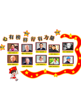 名人科学家墙面装饰教室文化墙贴