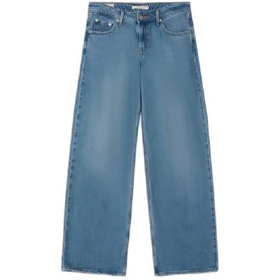 商场同款女士宽松直筒牛仔裤