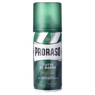 意大利PRORASO博拉索男士剃须刮胡须泡沫桉树薄荷清爽剃须膏100ml