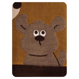 动物园纯棉纱布枕巾防头油吸汗透气不易起球全棉家用枕头巾