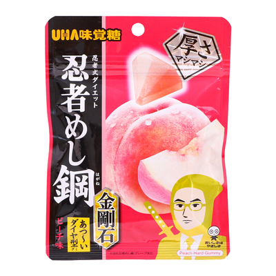 日本悠哈UHA忍者桃子味软糖糖果
