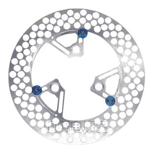 雷鸣220mm半浮动碟刹盘飞机音超大声适用于小牛九号电动车改装