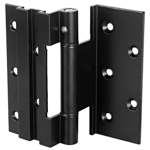 蒙莱奇50型合页铝合金窗铰链断桥窗塑钢窗合页平开窗链接件黑色