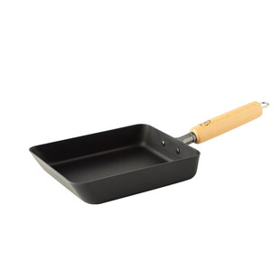 日本进口柳宗理匠铁锅煎锅 厚蛋烧玉子烧小锅平底牛排锅轻便煎蛋