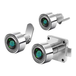 铁皮柜指纹锁办公室文件柜档案柜信箱抽屉柜子锁储物柜门锁免钥匙