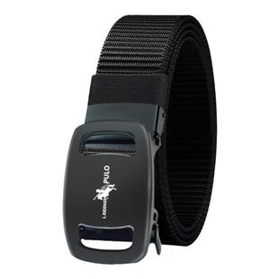 保罗战术帆布腰带男士自动扣皮带尼龙带条户外用军训百搭正品裤带