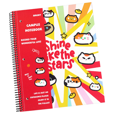 主力美式笔记本本子a4活页线圈本