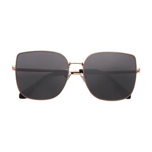 LOHO眼镜简约男女司机驾驶墨镜潮流金丝太阳镜新款经典方框防晒