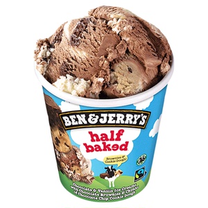 Ben&Jerry's本杰瑞巧克力布朗尼冰淇淋巧克力冰激凌【部分临期】