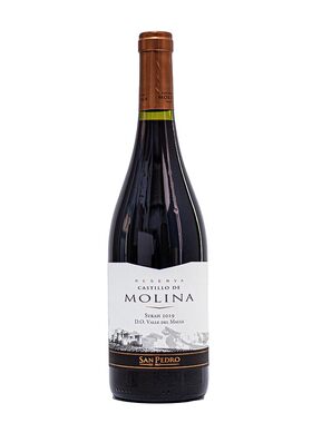 MOLINA茉琳娜珍藏级西拉干红葡萄酒智利VSPT圣佩特罗原瓶进口红酒