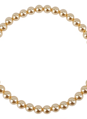 金色年华金色仿珍珠项链女士2026新爆款配礼服轻奢小众气质高级感